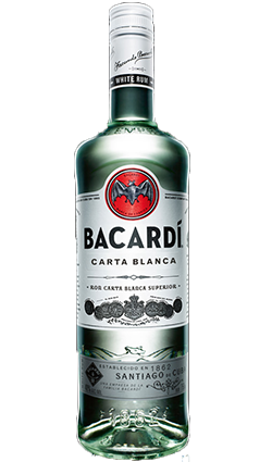 ¼ Bacardi Blanc