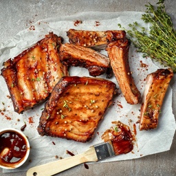 [menu du jour] travers de porc barbecue