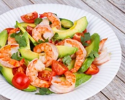 [Entrée] Salade Avocat Crevettes et Œuf Dure