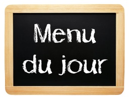 [Menu du Jour] Menu du Jour